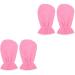 DOITOOL 2 Pairs Care Skin Peel Women Spa and Glove Men Re Essential Day Pink Mittens Gloves Heal Daily Preservation Cracked Heat Calluses Moisturizing Essectial Hands