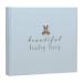 Widdop New Baby 50 6'x4' Photo Album with Silver Teddy Attachment - Beautiful Baby Boy