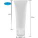 Qyzt 20-Pack 30ml Refillable Travel Tubes for Cosmetics - Soft Plastic Sample Bottles with Hinged Lid for Lotion Shampoo Shower Gel & More - Buy Online on GoSupps.com