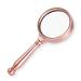 Magnifying Glass Handheld Magnifying Glass to Read Elderly Children 80Mm Retro-Style Magnifying Glass to Enlarge 10 Times Reading Advanced Low-Vision Books to Check Crafts to Send High-End Gift Boxe