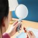 EYHLKM Cartoon Bunny Ear Handheld Makeup Vanity Mirror in Pink - Beauty Salon Essential - Buy Online on GoSupps.com