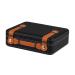 Cigar Box Humidors Barware Cigar Box Leather Cigar Box Portable Cigar Box Cigar Cigar Box Portable Cigar Box Snow Box High-end Smoking Cigar Storage Box Woven Leather Pattern Cooking & Dining 24*21.5*6.3cm Black