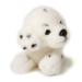 Uni-Toys - Dalmatian puppy lying - 23 cm (length) - Plush dog pet - Plush toy cuddly toy