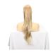 Ponytail Extensions 26 Inch Long Natural Wavy Drawstring Straight Hair Fake Tail Synthetic Hairpiece for Women Daily Use party Ponytail Extensions for Women(Blonde) 26inch Blonde