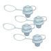 Air Valve Replacement - 4Pcs Kayak Raft Plug Replacement,Air Mattress Plug Replacement,Inflatable Boat Spiral Air Plug Boston Valve,for Kayak Rubber Dinghy Pool Boat Airbeds (White/4pcs)