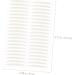Healeved 60 Sheets Double Eyelid Sticker Glue- Self Adhesive Two Sided Tape Double Sided Boobtape Double Side Tape Double Stick Tape 2 Sided Tape Eye Lift Tape Semicircle Beauty Tools - Buy Online on GoSupps.com