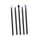 WOONEKY 5 Pcs Eyeshadow Brush Eyeshadow Applicator Sponge Applicator Makeup Applicator Brush Aluminum