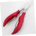 HAPINARY Nail Trimmer 1pc Nail Clippers Nail Salon Nail Art Tool Skin Pliers Needle Nose Pliers Nail Care Kit Pedicure Tools Toe Clippers for Seniors Stainless Steel Red Nail File Manicure - Buy Online on GoSupps.com