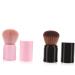 DOITOOL Flexible Makeup Brush Loose Powder Brush Washable Makeup Brush Highlighters Powder Brush for Travel Makeup Powder Puff Face Powder Cosmetic Paint Hair Accessories 8.3x3.3cm Pink - Buy Online on GoSupps.com