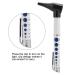 Ear Wax Removal Kit with Otoscope, Ophthalmoscope, and LED Light Flashlight - Magnifying Lens for Precise Ear Cleaning and Color Indicator for Easy Monitoring - Buy Online on GoSupps.com