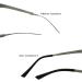 Skyzone Glasses End Tips - 5 Pairs Silicone Anti-Slip Ear Holed Hook Holders | Durable Replacement for Metal D nne Sunglasses - Buy Online on GoSupps.com