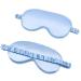 Silk Eye Mask for Sleeping Soft Eye Cover Eyeshade for Night Sleeping with Elastic Strap Blindfold Blue Blue 1 Count (Pack of 1)