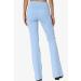 TheMogan Women's Comfy Stretch Cotton Boot Cut Lounge Yoga Pants - Light Blue - Buy Online on GoSupps.com