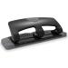 Swingline 3 Hole Punch  Desktop Puncher for Binder  20 Sheet Punch Capacity  SmartTouch  Black/Silver (74133) 3 Hole Punch 20 Sheet