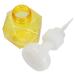 Ciieeo Flower Sparkling Bottle Milk Cleansing Milk Facial Bubble Maker Bubble Former Tool Foamer Device Cup Bubbling Tools Yellow 9.7x9.7x16.3cm