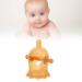Wrist Hand Teether with 3 Realistic Pacifiers - Silicone Baby Teether for Safe Gum Relief (Brown) - Buy Online on GoSupps.com