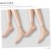 FRCOLOR 10 Pairs Transparent Ankle Socks for Women - Summer Women's Skimmer Shorts | Fashionable Elastic Mid-Tube Stockings - Buy Online on GoSupps.com