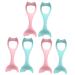 6 Pcs Mascara Brush Tools Make up Aids Lipstick Wearing Aid Eyeshadow Aids Model Girl Miss