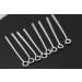 500pcs Silver Eye Pins 18mm for Jewelry Making - 21 Gauge Craft Wire - CF157-18 - Buy Online on GoSupps.com