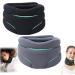 Cervicorrect Neck Brace Anti Snoring Neck Brace Neck Brace for Sleeping Soft Cervical Collar Adjustable Support Brace for for Pressure Relief 2pcs yl-105023(Color:Black+Grey 2pc)