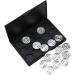 Didiseaon 3pcs 15 Empty Cosmetic Travel Cosmetic Case Eyeshadow Palette Empty Makeup Cosmetic Box Concealer - Buy Online on GoSupps.com