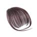 FRCOLOR Hair Bangs Clip in Hair Extensions Hairpiece Bangs Synthetic Hair One Piece Clip in Air Fringe Bangs (Dark Forehead)
