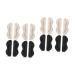 FOMIYES 8 Pairs High Heels Heel Stickers Comfort Heels Comfort Dress Shoes for Women Shoe Heel Liners Comfortable Heel Grips Sneaker Protector Sports Self-Adhesive Pad Suede