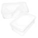 Hoement 2 pieces wet wipes box plastic box transparent PP transparent 19.5X12.5X7.5CM