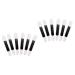 Angoily 100 pcs Brush Disposable Eye for Women Cosmetic Double-ended Tipped Girls White Shadow Mx2pcs Whitex2pcs