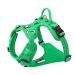 Truelove no pull dog harness reflective dog harness for dogs adjustable soft padded petroleum vest with simple control handle TLH56512 L GRES Green