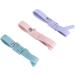3-Piece Silicone Eyelash Extension Tweezers Set | Soft Skin-Friendly Wrist Band in Violet Pink & Blue | Protects Tweezers & Prevents Accidents - Buy Online on GoSupps.com