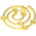 Alomejor Baby Pacifier Strap - Adjustable Silicone Teething Band Soft & Stretchy Holder in Yellow - International Shipping - Buy Online on GoSupps.com