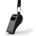 12PCS Black Hipat Sports Whistles with Lanyard - Loud Crisp Sound, Perfect for Coaches & Referees - Buy Online on GoSupps.com