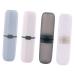 Frcolor 4 pieces of toothbrush case travel case travel case toothbrush holder toothpaste external holder toothbrushes and toothpaste etui toothbrushes outwear toothpaste
