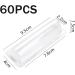 VENEKA 60 Pcs Clear Plastic Lip Balm Pouches Lipstick Holder Plastic Domes with Double Sided Adhesive for DIY Crafts Easy Installation - Buy Online on GoSupps.com