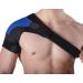 Shoulder Support Brace Shoulder Protection Belt Adjustable Shoulder Wrap Sports Shoulder Brace Shoulders Pad for Injury Prevention in Sports Dislocated Joint Sprain Soreness blue for right shoulder