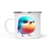 Kids Adventure Mug White Enamel Oisillon - 354 ml Perfect for Hot and Cold Drinks Robust and Fun