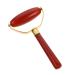 Ipetboom 1pc Agate Scraping Board Natural Jade Facial Roller Scraping Board Massager Jade Face Massage Roller Gemstone Face Roller Eye Roller Massager Red Jade Noodles Crystal Face 12.00X7.00X2.00CM Red