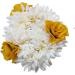 Traditional Indian Hair accessories Small White Gajra with rose Artificial Flower Jewelry Handmade Veni tiara For Women Party Wear bridal mehndi Hair Bun (combo of 3) - Buy Online on GoSupps.com