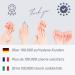 Clara Cosmetics Nail Polish - 25 Self-Adhesive Nail Films Test Winner 2022 Trend Colors in Ros Up to 4 Applications - Buy Online on GoSupps.com