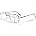 Eyekepper Metal Frame Reading Glasses 4 Pack - Black +2.25 | Stylish & Durable Spring Hinges for Comfortable Fit - Buy Online on GoSupps.com