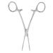 COLLBATH Reptile Feeding Clip Bearded Dragon Feeding Tongs Snake Tong Stainless Steel Silver