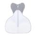 Love to Dream  Swaddle Up Original  Hip Dysplasia  Grey  Small  Specially Designed Swaddle Up with a Wider fit at The Bottom so That it can be Worn Over a Hip dysplasia Harness or Brace Grey Small (8-13 lbs.)