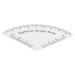 NUOBESTY Gabarit R utilisable pour Sourcils Outil de Mesure Pr cis pour Dessin et Mise des Sourcils Mod le Portable 1 Pi ce pour Maquillage Rapide Domicile Voyage