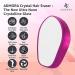 Crystal Hair Eraser - Nano Painless Hair Removal Tool for Men and Women | Fast & Easy Exfoliation Stone | Soft Smooth Silky Skin | Nail Filer Included | Rose Red - Buy Online on GoSupps.com