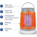 Mozz Guard Mozz Guard Mosquito Zapper Portable 3 in 1 Cordless Mozzguard Zapper Suitable for Home Garden Camping Picnic (1 PC*Orange) - Buy Online on GoSupps.com