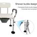 VejiA Multifunctional Elderly Disabled Full Body Patient Transfer Chair Atient Transfer Lifter with Toilet and Cushion for Patient Elderly - Buy Online on GoSupps.com