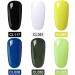 LagunaMoon Neon Gel Nail Polish Set - 6 Vibrant Colors for Salon-Quality DIY Nails - UV/LED Soak Off Lacquer Kit for Manicure & Pedicure - Greener Pastures Collection - Buy Online on GoSupps.com
