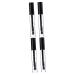 FOMIYES 4 Pcs Eyebrow Shaping Liquid Black Gel Lash Kits Eyebrow Styling Gel 3d Eyelash Brush Eyes 1 count (Pack of 1) Transparent Colorx2pcs