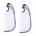 2pcs Elderly Shampoo Bib Hair Funnel Hair Shampoo Funnel Hair Care Funnel Hair Dye Shampoo Hair Dressing Tool Hair Cape Hair Stylist Apron Hair Salon Tool Plastic Pp White